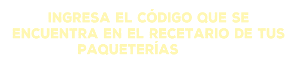 Ingresa tu código